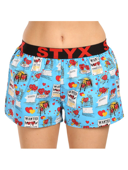 Styx Női rövidnadrág Styx art sportgumi Valentin-napi párok