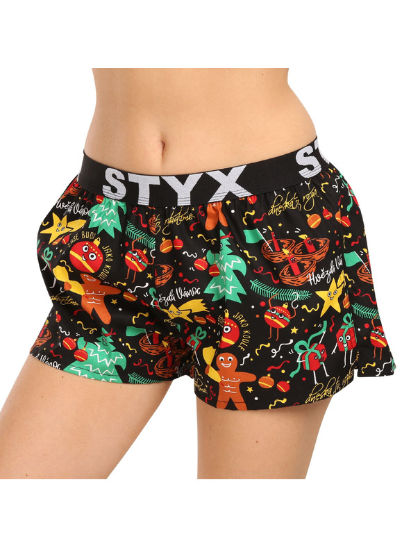 Styx Női boxeralsó Styx art sportgumival Karácsony díszítés