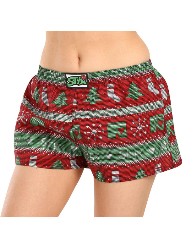 Styx Női boxeralsó Styx art klasszikus gumival Karácsony kötött