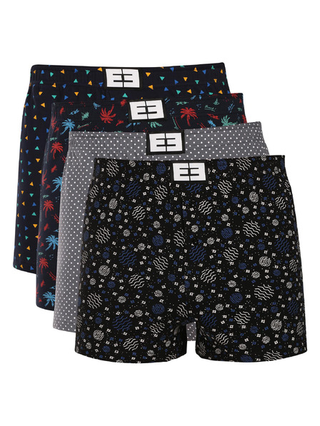 Nedeto Négy darab - Nedeto férfi boxer shorts többszínű