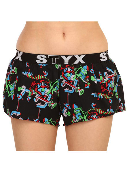 Styx Női boxeralsó Styx art sportgumival strukture