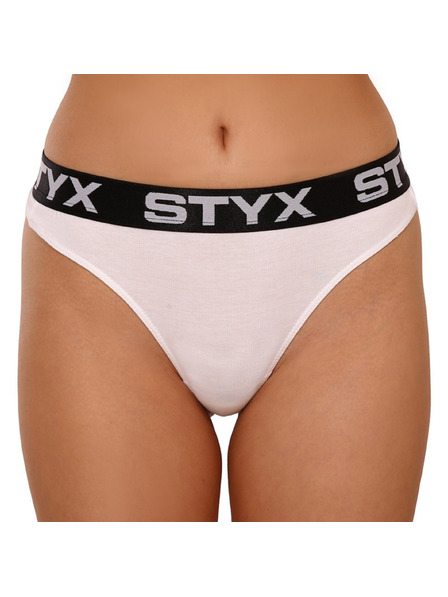Styx Női tanga Styx sportgumival fehér