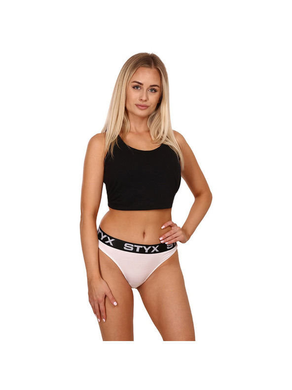 Styx Női tanga Styx sportgumival fehér