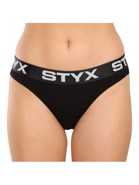 Styx Styx női alsónadrág sportgumi fekete