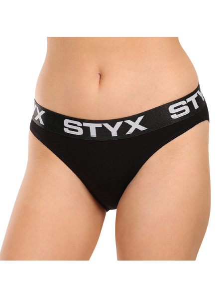 Styx Styx női alsónadrág sportgumi fekete