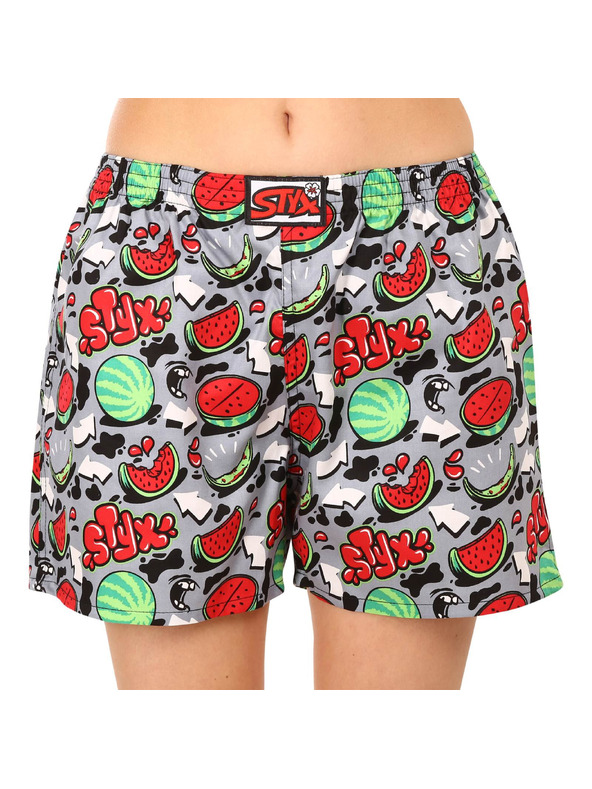 Styx Styx női pizsama boxer sárgadinnye