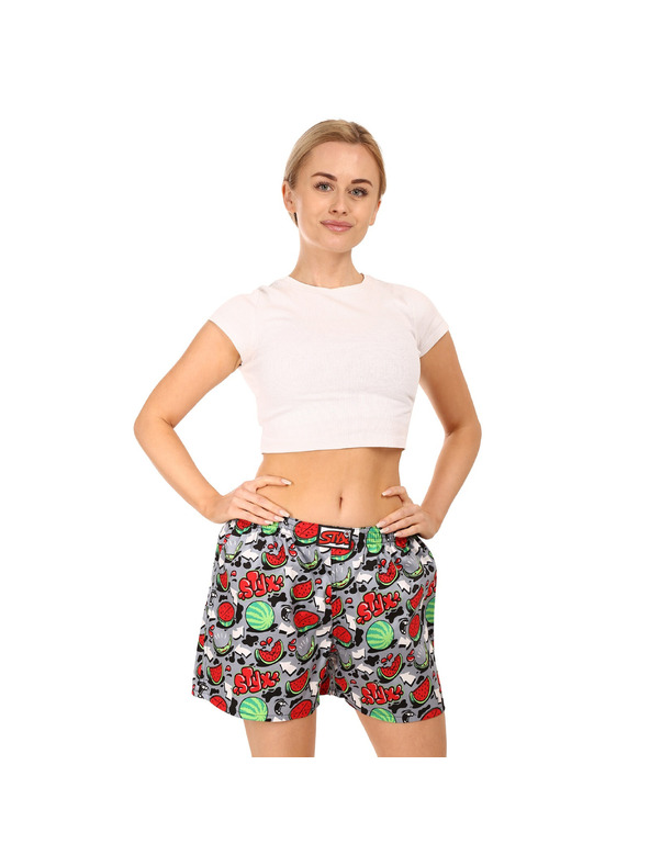 Styx Styx női pizsama boxer sárgadinnye