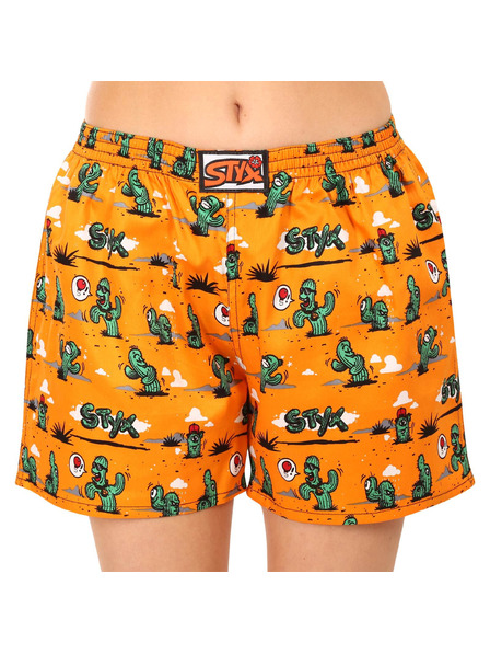 Styx Styx női pizsama boxer kaktusz