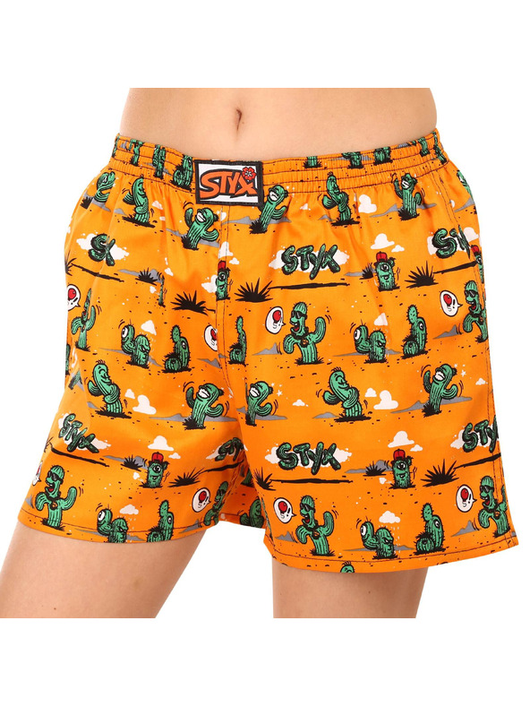 Styx Styx női pizsama boxer kaktusz