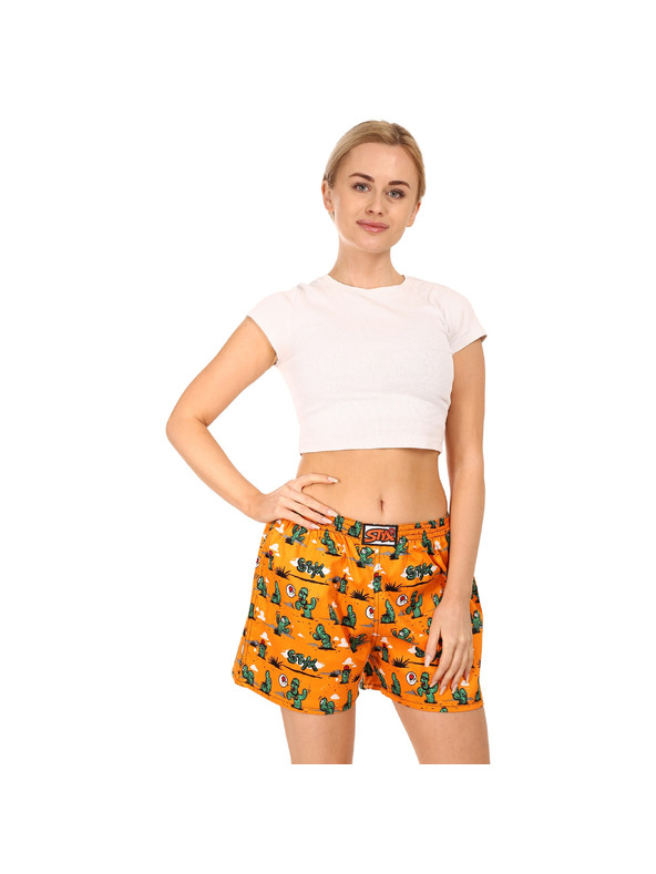 Styx Styx női pizsama boxer kaktusz