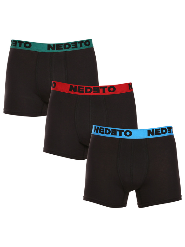 Nedeto Három darabos - férfi Nedeto fekete boxeralsó