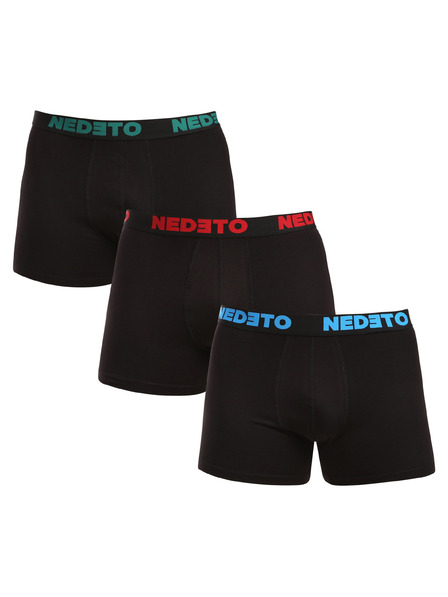 Nedeto Három darabos - férfi Nedeto fekete boxeralsó