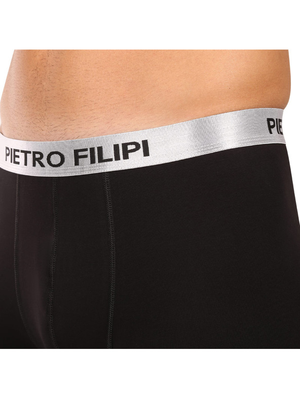 Pietro Filipi Dupla csomag - Pietro Filipi férfi boxer fekete Metalic silver