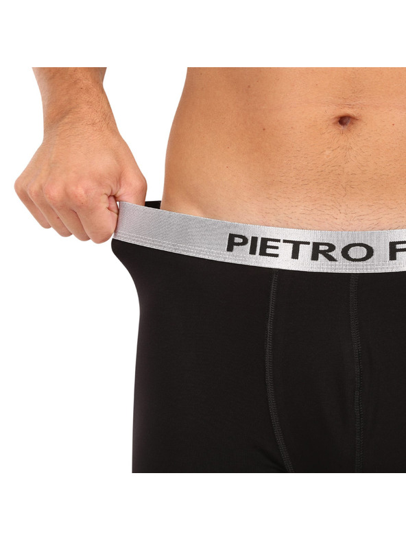Pietro Filipi Dupla csomag - Pietro Filipi férfi boxer fekete Metalic silver