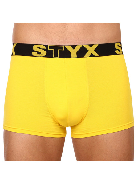 Styx Férfi boxeralsó Styx sportgumi sárga