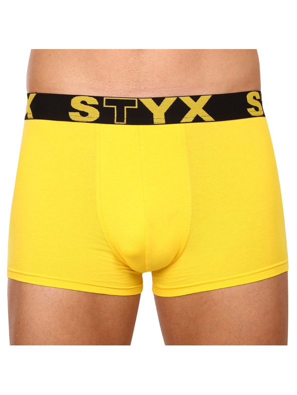Styx Férfi boxeralsó Styx sportgumi sárga