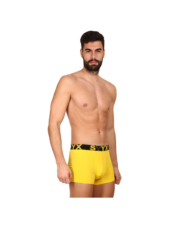 Styx Férfi boxeralsó Styx sportgumi sárga