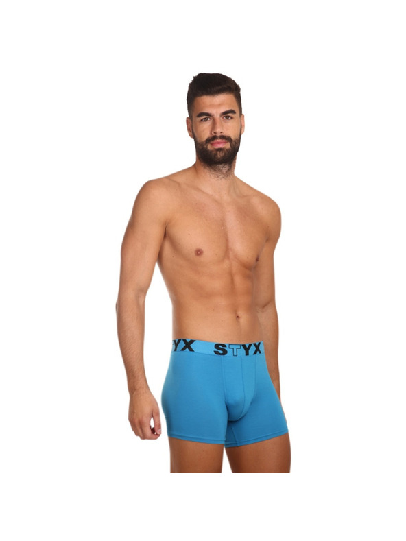 Styx Férfi boxeralsó Styx long sport gumi világoskék