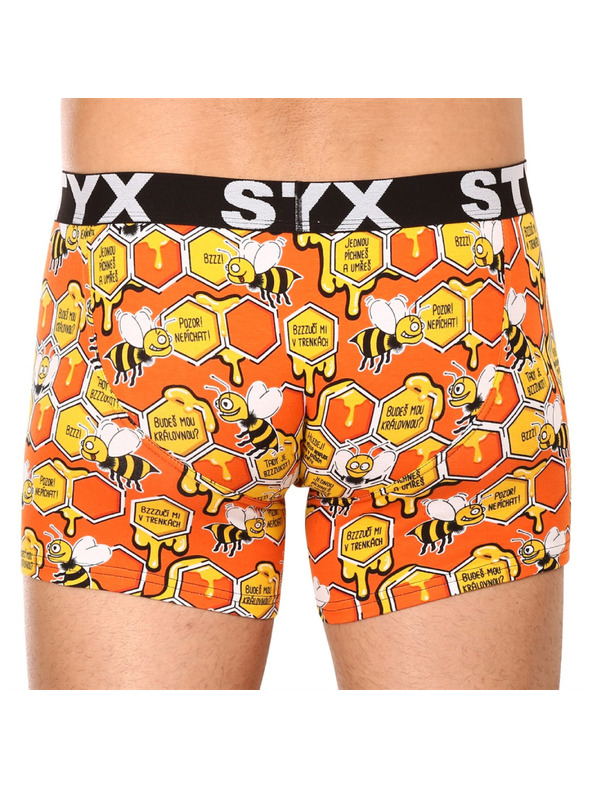 Styx Férfi hosszú boxeralsó Styx art sportgumi méhek