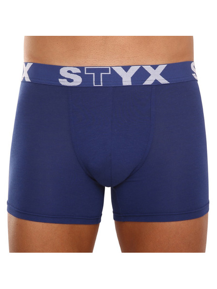 Styx Férfi hosszú boxeralsó Styx sportgumi sötét kék