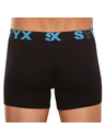 Styx Férfi boxeralsó Styx long sport gumival, fekete