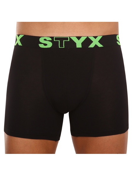 Styx Férfi boxeralsó Styx long sport gumival, fekete