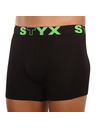 Styx Férfi boxeralsó Styx long sport gumival, fekete