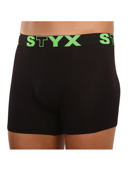 Styx Férfi boxeralsó Styx long sport gumival, fekete