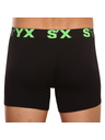 Styx Férfi boxeralsó Styx long sport gumival, fekete