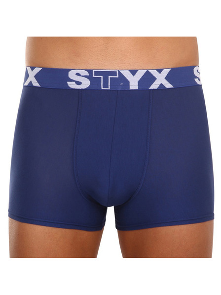 Styx Háromdarabos szett - férfi boxeralsó Styx sportgumi sötét kék