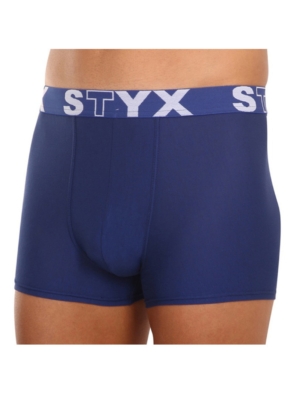 Styx Háromdarabos szett - férfi boxeralsó Styx sportgumi sötét kék