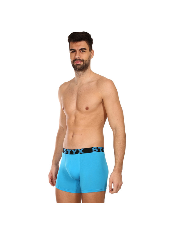 Styx Férfi boxeralsó Styx long sport gumi világoskék