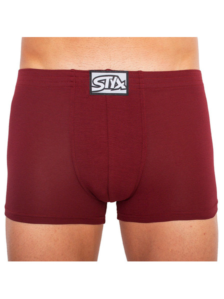 Styx Férfi boxeralsó Styx klasszikus gumi burgundi