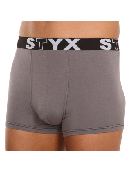 Styx Férfi boxeralsó Styx sportgumi sötét szürke