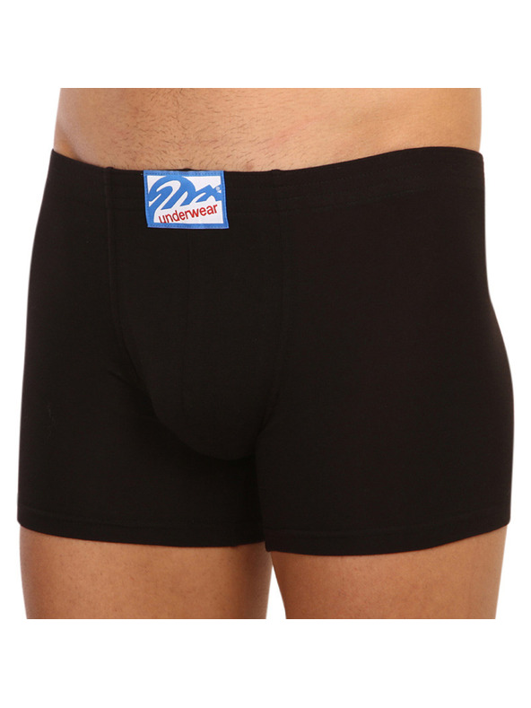 Styx Férfi hosszú boxeralsó Styx klasszikus gumi fekete