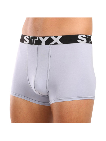 Styx Férfi boxeralsó Styx sportgumi világos szürke