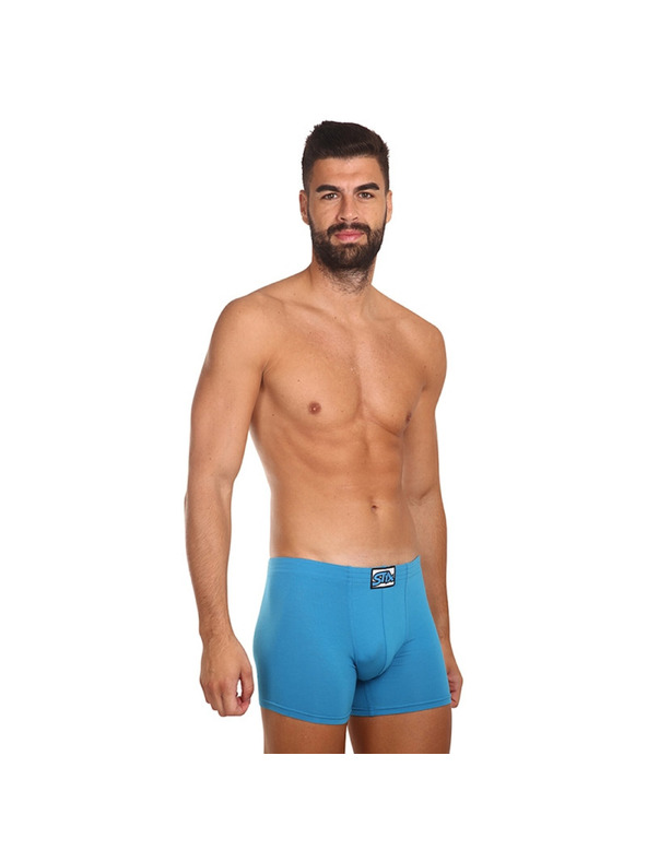 Styx Styx long férfi boxer klasszikus gumival kék