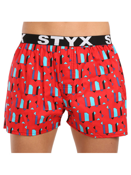 Styx Styx art férfi boxer sportgumival mintás