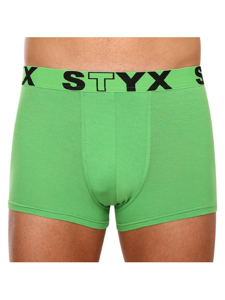 Styx Férfi boxeralsó Styx sportos elasztikus zöld