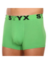 Styx Férfi boxeralsó Styx sportos elasztikus zöld