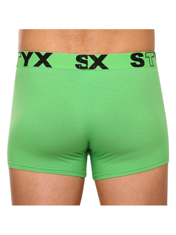 Styx Férfi boxeralsó Styx sportos elasztikus zöld