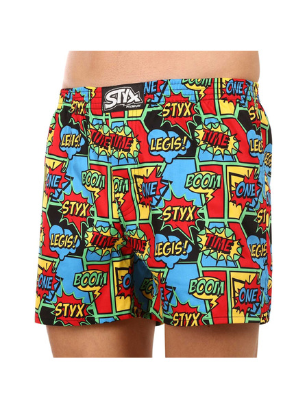 Styx Styx premium art férfi boxer klasszikus gumival boom