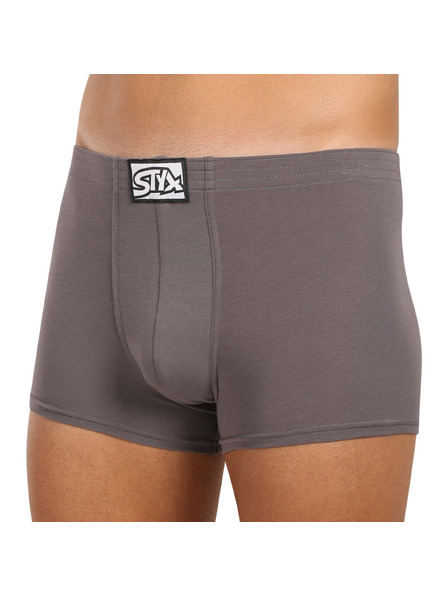 Styx Styx férfi boxer klasszikus gumival sötétszürke
