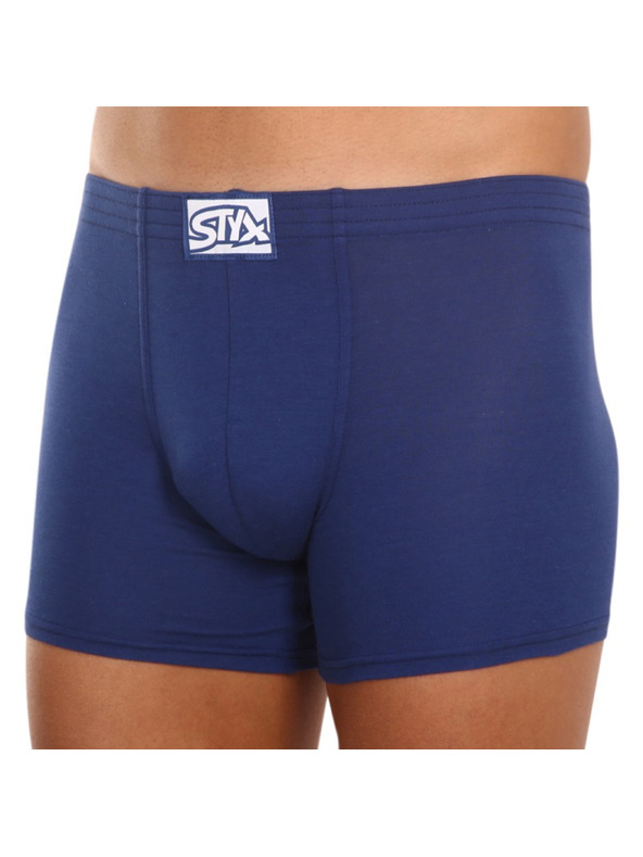 Styx Styx long férfi boxer klasszikus gumival kék