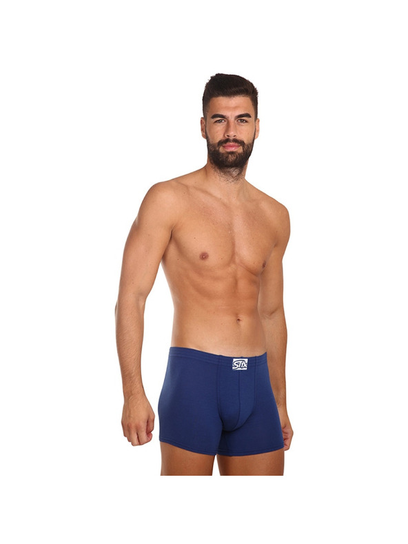 Styx Styx long férfi boxer klasszikus gumival kék
