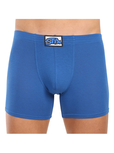 Styx Styx long férfi boxer klasszikus gumival kék