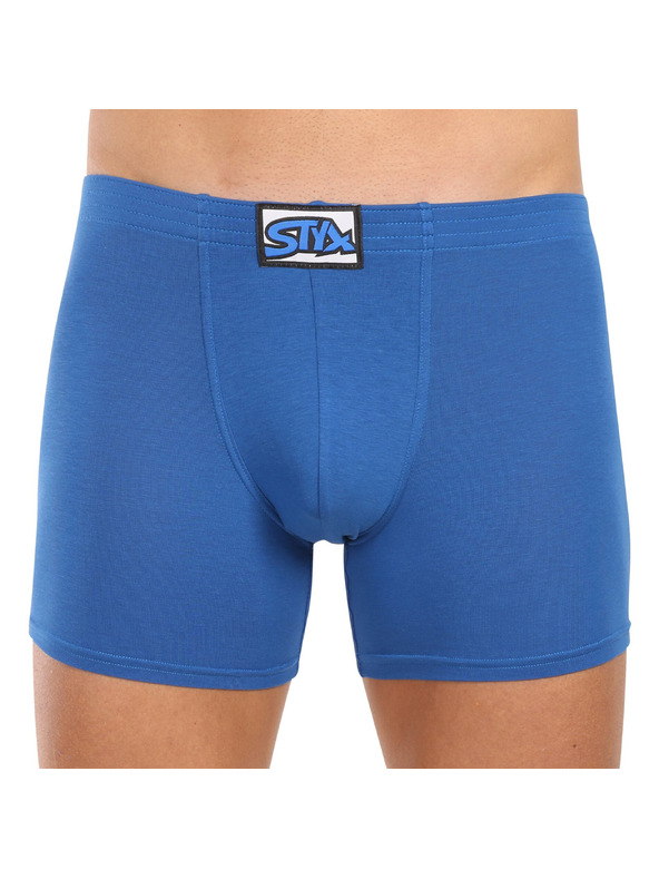 Styx Styx long férfi boxer klasszikus gumival kék