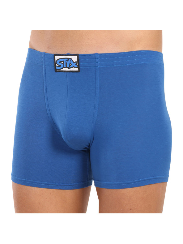Styx Styx long férfi boxer klasszikus gumival kék