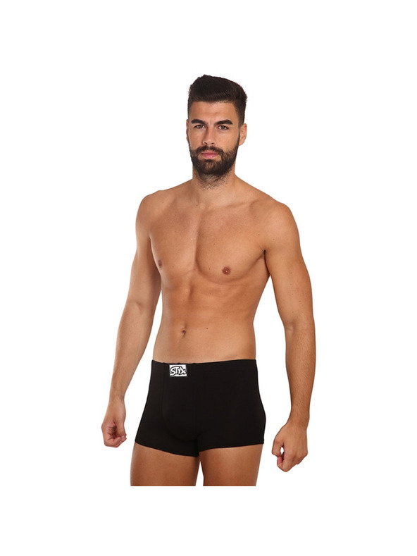 Styx Styx férfi boxer klasszikus gumival fekete