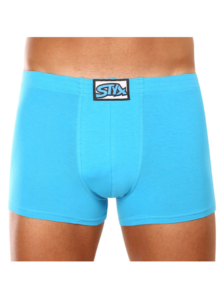 Styx Styx férfi boxer klasszikus gumival világoskék